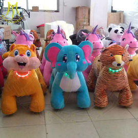 Hansel hot selling electric animals coin operated ride on stuffed toys المزود