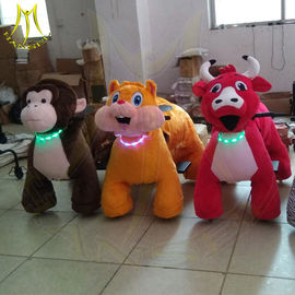 Hansel hot selling kids indoor rides walking electric mountable animals rides المزود
