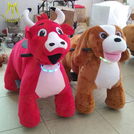 Hansel amusement park walking electric plush animals riding toys المزود
