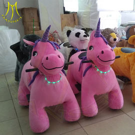 Hansel amusement coin operated game kiddy walking stuffed animal rides المزود