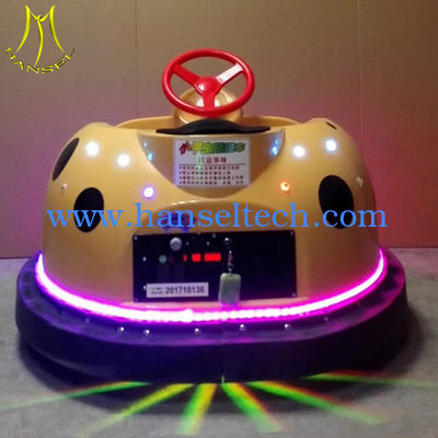 Hansel children entertainemnt plastic bumper car with remote control for mall المزود
