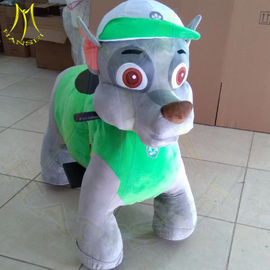 Hansel plush toys stuffed animals on wheels plush animal electric rides المزود