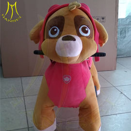 Hansel amusement park plush electric ride on kids safari animal for sale المزود