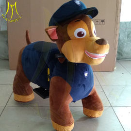 Hansel amusement park electric unicorn motorized plush animal for sale المزود