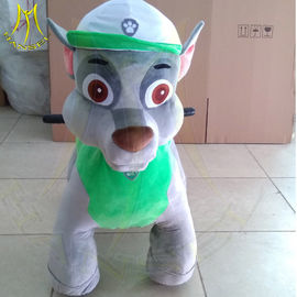 Hansel amusement park electric unicorn motorized plush animal for sale المزود