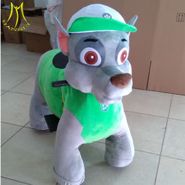 Hansel carnival plush toys 12v battery powered ride on dinosaur ride for shopping mall المزود