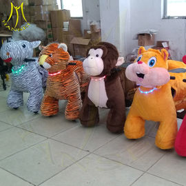 Hansel amusement park children plush battery operated ride on plush animals المزود