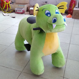 Hansel best selling coin operated toys plush motorized animals dinosaur  ride المزود