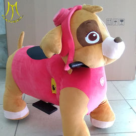 Hansel best selling coin operated toys plush motorized animals dinosaur  ride المزود