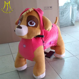 Hansel best selling coin operated toys plush motorized animals dinosaur  ride المزود