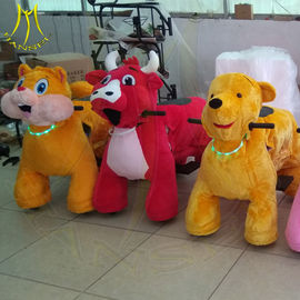 Hansel amusement park walking plush animal horse electric scooter المزود