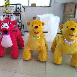 Hansel amusement park games electric walking plush animals rides المزود