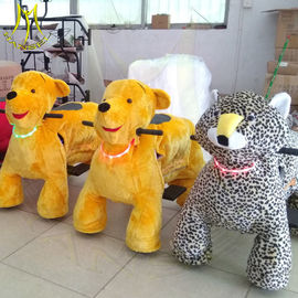 Hansel amusement walking plush animal horse electric plush scooter المزود