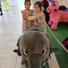 Hansel walking coin operated motorized plush riding animal rides المزود