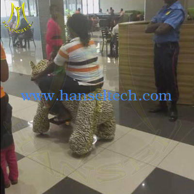 Hansel amusement walking battery animal kids electric rides on animal المزود