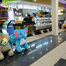Hansel amusement park stuffed animal electric ride on furry animal for kids المزود