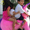 Hansel attractive for kids walking unicorn motorized plush animal rides المزود