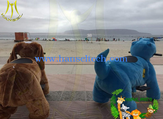 Hansel  2018 new coin operated kids toys ride animal scooters in mall المزود