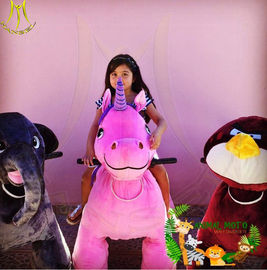 Hansel   entertainment outdoor walking plush animal electric scooter for kids المزود