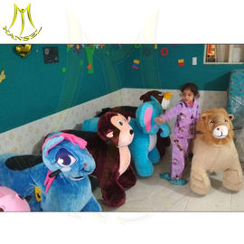 Hansel four wheel amusement ride on walking stuffed animals rides المزود