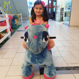 Hansel four wheel amusement ride on walking stuffed animals rides المزود