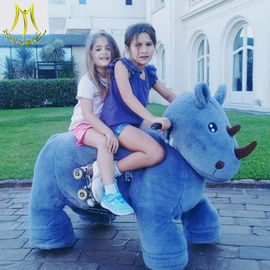 Hansel plush motorized horse toy for adults  plush animals kids ride on animals المزود
