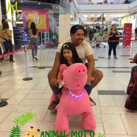 Hansel amusement park electric kids unicorn motorized plush animal المزود