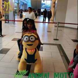Hansel amusement plush kid riding horse toy stuffed motorized animal المزود