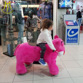 Hansel coin operated walking animal toys motorized animals children rides car المزود