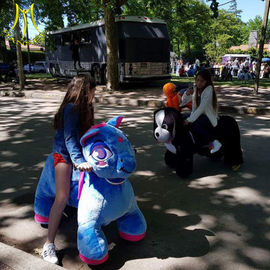 Hansel  coin operated animal panda electric riding animal المزود