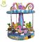 Hansel large amusement park rides fiberglass coin operated carousel rides المزود