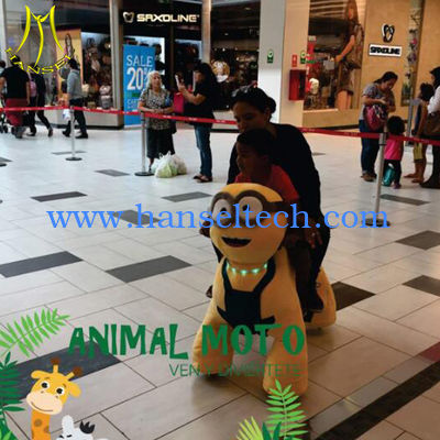 Hansel children plush battery operated electric ride on stuffed walking animals المزود