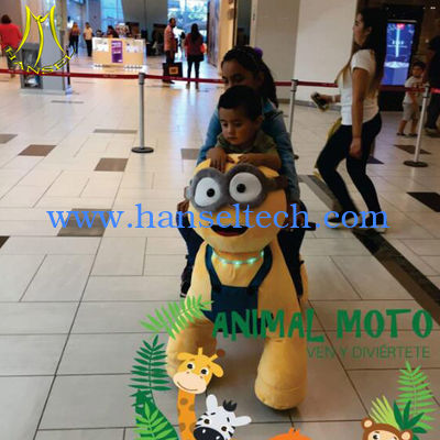 Hansel children games stuffed playground coin operated ride on animals المزود