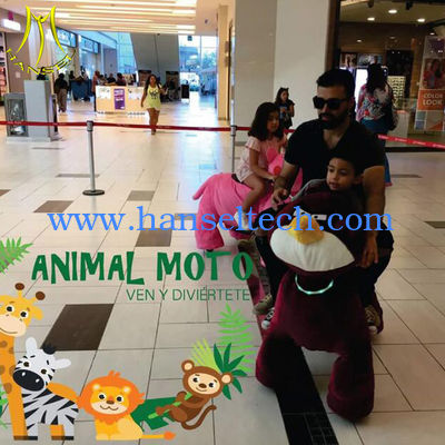 Hansel amusement park electric walking stuffed animals electric rides المزود