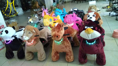 Hansel entertainment battery stuffed animal kids electric rides on animal المزود
