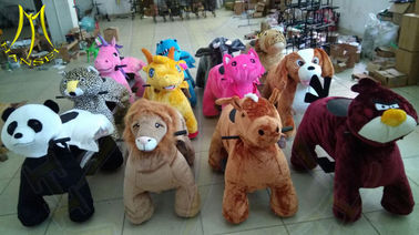 Hansel entertainment battery stuffed animal kids electric rides on animal المزود