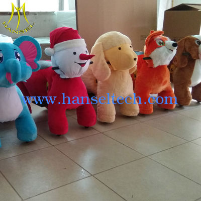 Hansel battery operated coin operated ride animal scooters in mall المزود