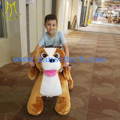 Hansel amusement park kids indoor rides electric mountable animals المزود