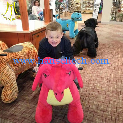 Hansel amusement games electric kids stuffed plush animal rides المزود