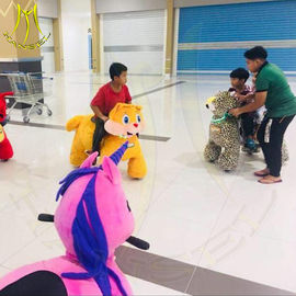Hansel amusement kids walking battery operated ride on unicorn for mall المزود