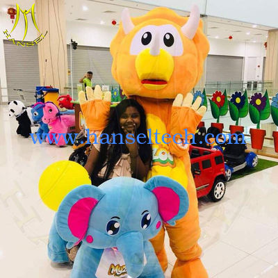Hansel arcade games machines kids ride on stuffed walking animals المزود