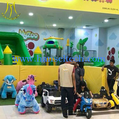 Hansel amusement game machine stuffed electric battery operated ride animals المزود