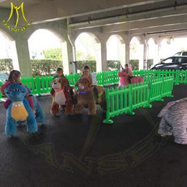 Hansel carnival games electric stuffed ride horse toy rides for shopping mall المزود