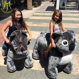Hansel entertainment moving coin operated electric ride on animals المزود