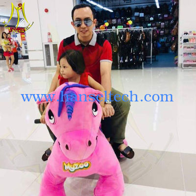 Hansel amusement coin operated mall ride on battery operated animal toy rides المزود