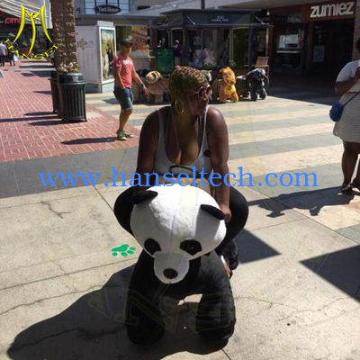 Hansel game center walking stuffed animals coin operated ride on toys المزود