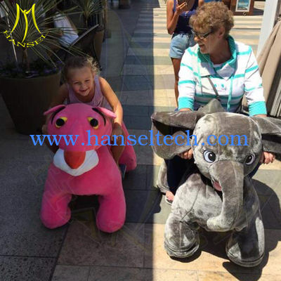 Hansel game center walking stuffed animals coin operated ride on toys المزود