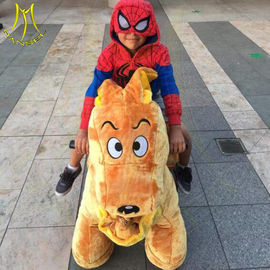 Hansel amusement park stuffed walking battery operated animal toy rides المزود