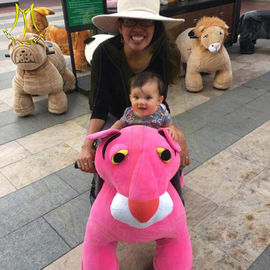 Hansel amusement game machine plush coin operated animal mountable rides المزود