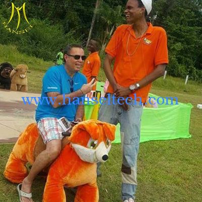 Hansel amusement park electric walking coin operated children rides car المزود